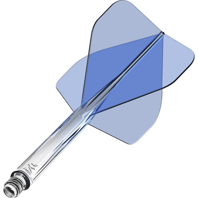 Mission Force 90 Moulded Flight & Shaft System Blau/Transparent - Standard No2